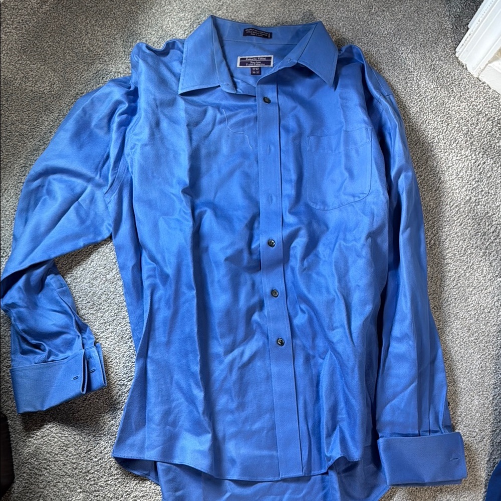 Men's Blue Dress Shirt